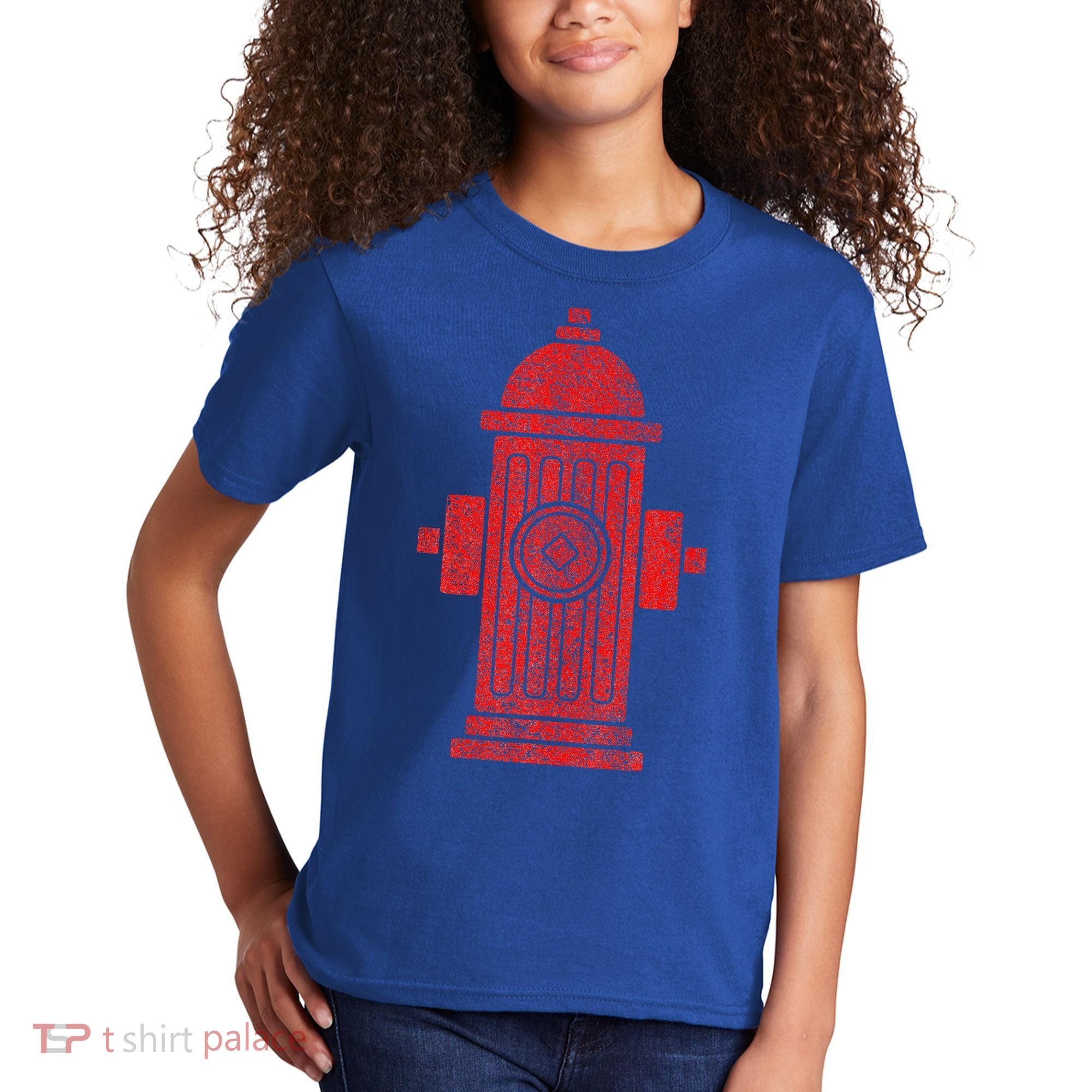 FIRE HYDRANT HALLOWEEN COSTUME PRETEND IM A FIRE HYDRANT Kids T-Shirt