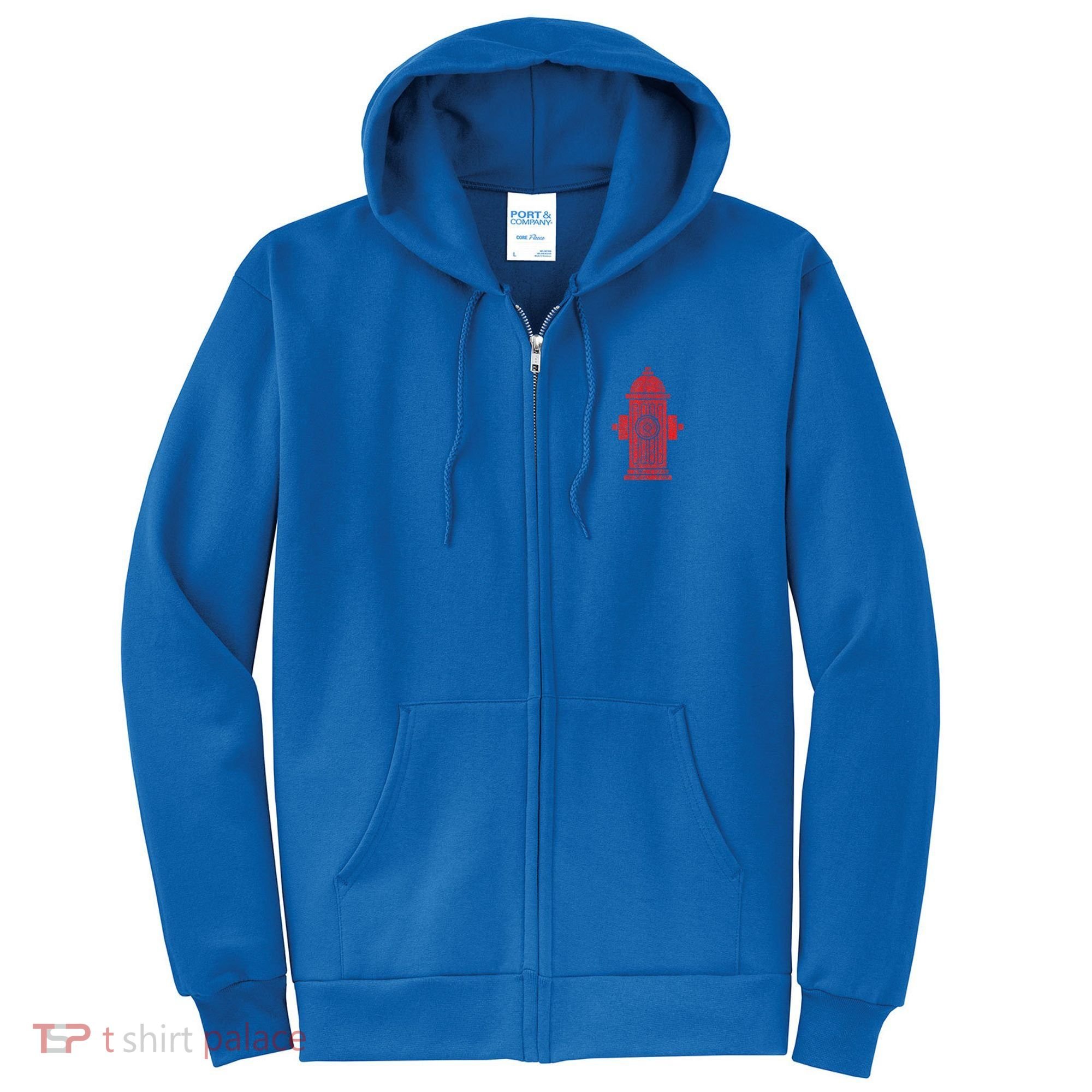 FIRE HYDRANT HALLOWEEN COSTUME PRETEND IM A FIRE HYDRANT Full Zip Hoodie