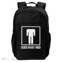 Funny Head Headless Man Frame Icon Guess What I Need Backpack thumb 0