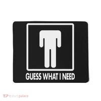 Funny Head Headless Man Frame Icon Guess What I Need Mousepad thumb 0