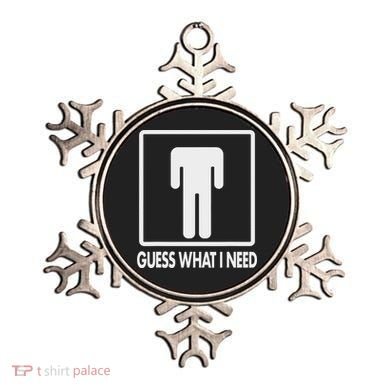 Funny Head Headless Man Frame Icon Guess What I Need Ornament