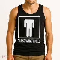 Funny Head Headless Man Frame Icon Guess What I Need Tank Top thumb 3