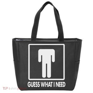 Funny Head Headless Man Frame Icon Guess What I Need Tote Bag