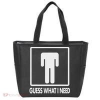 Funny Head Headless Man Frame Icon Guess What I Need Tote Bag thumb 0