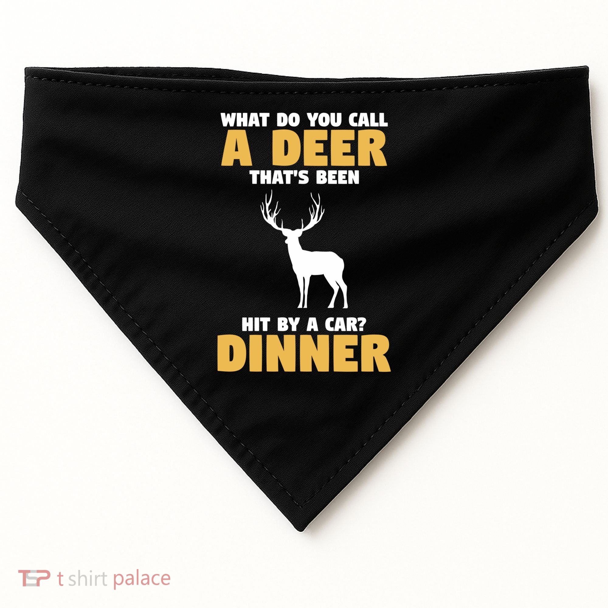 Funny Hunt Hunting Quote For A Buck Deer Hunter Cool Gift USA-Made Doggie Bandana