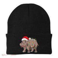 Festive Hippopotamus Hat for Christmas Lovers Beanie thumb 0