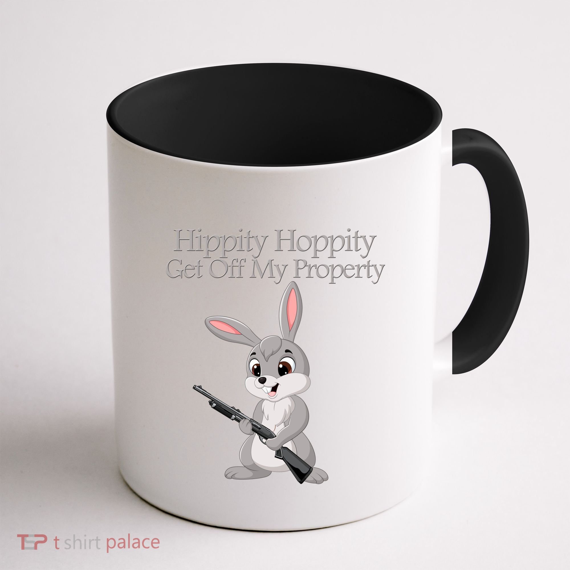 Funny Hippity Hoppity Get Off My Property Gift Coffee Mug