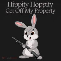 Funny Hippity Hoppity Get Off My Property Gift Women's Hoodie thumb 2