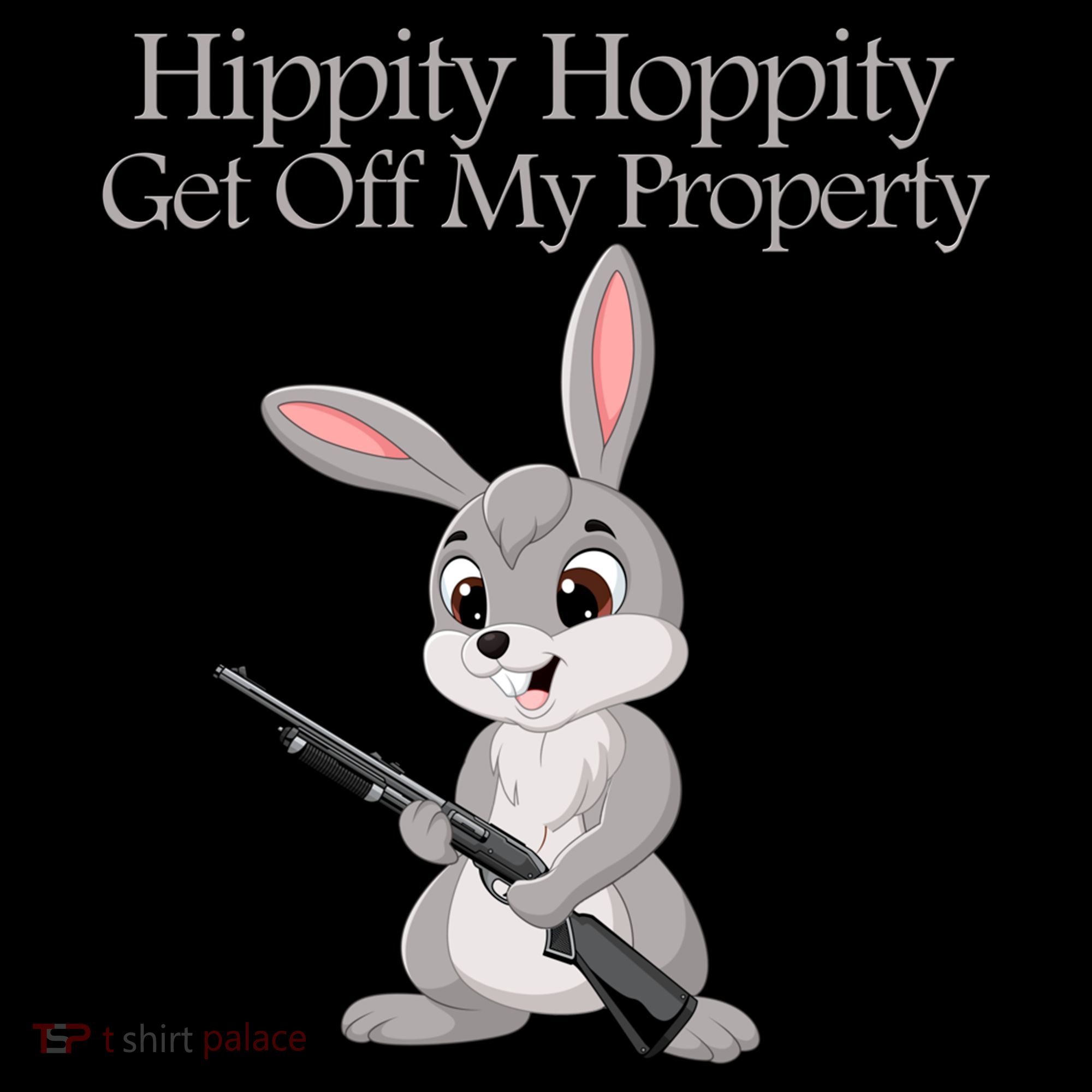 Funny Hippity Hoppity Get Off My Property Gift Women's Hoodie