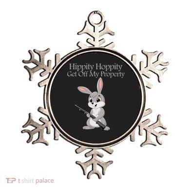 Funny Hippity Hoppity Get Off My Property Gift Ornament