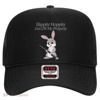 Funny Hippity Hoppity Get Off My Property Gift Hat thumb 0