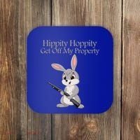 Funny Hippity Hoppity Get Off My Property Gift Coaster thumb 0