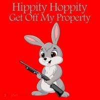 Funny Hippity Hoppity Get Off My Property Gift Santa Hat thumb 1