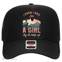 Female Hiker Hiking I Know I Hike Like A Girl Hat thumb 0