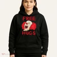 Free Hugs Halloween Evil Killer Scary Clown Horror Gift Hoodie thumb 5