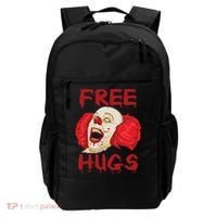 Free Hugs Halloween Evil Killer Scary Clown Horror Gift Backpack thumb 0
