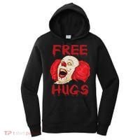 Free Hugs Halloween Evil Killer Scary Clown Horror Gift Women's Hoodie thumb 0