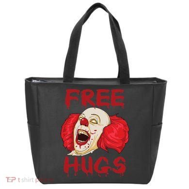 Free Hugs Halloween Evil Killer Scary Clown Horror Gift Tote Bag