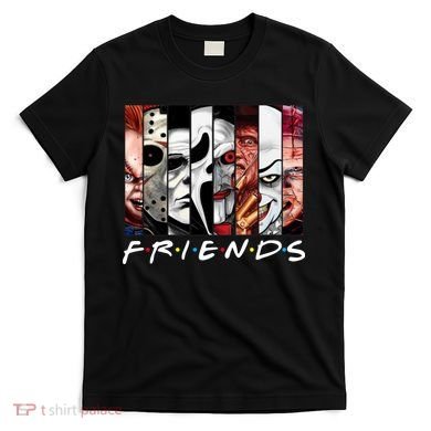 Friends Halloween Horror Squad Parody T-Shirt