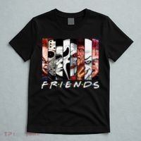 Friends Halloween Horror Squad Parody T-Shirt thumb 5
