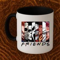 Friends Halloween Horror Squad Parody Coffee Mug thumb 2