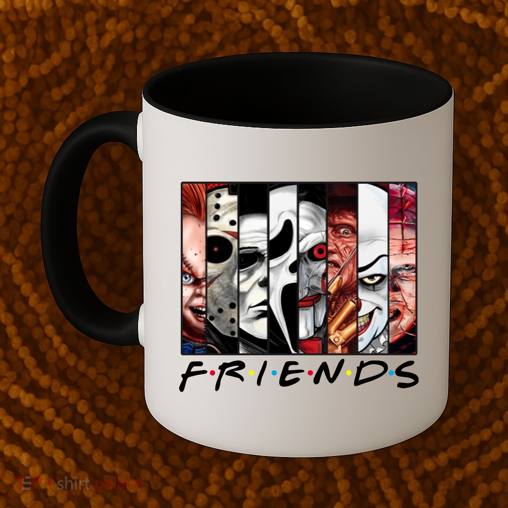 Friends Halloween Horror Squad Parody Coffee Mug