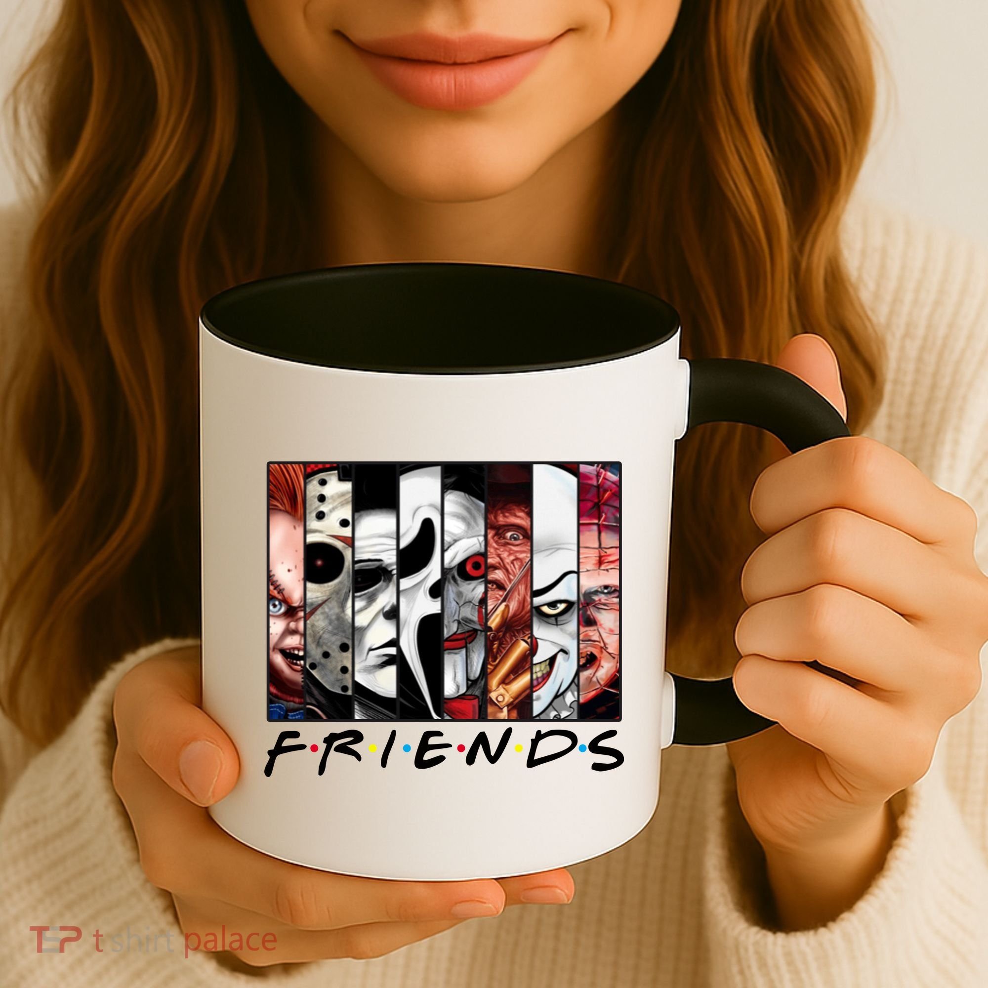 Friends Halloween Horror Squad Parody Coffee Mug