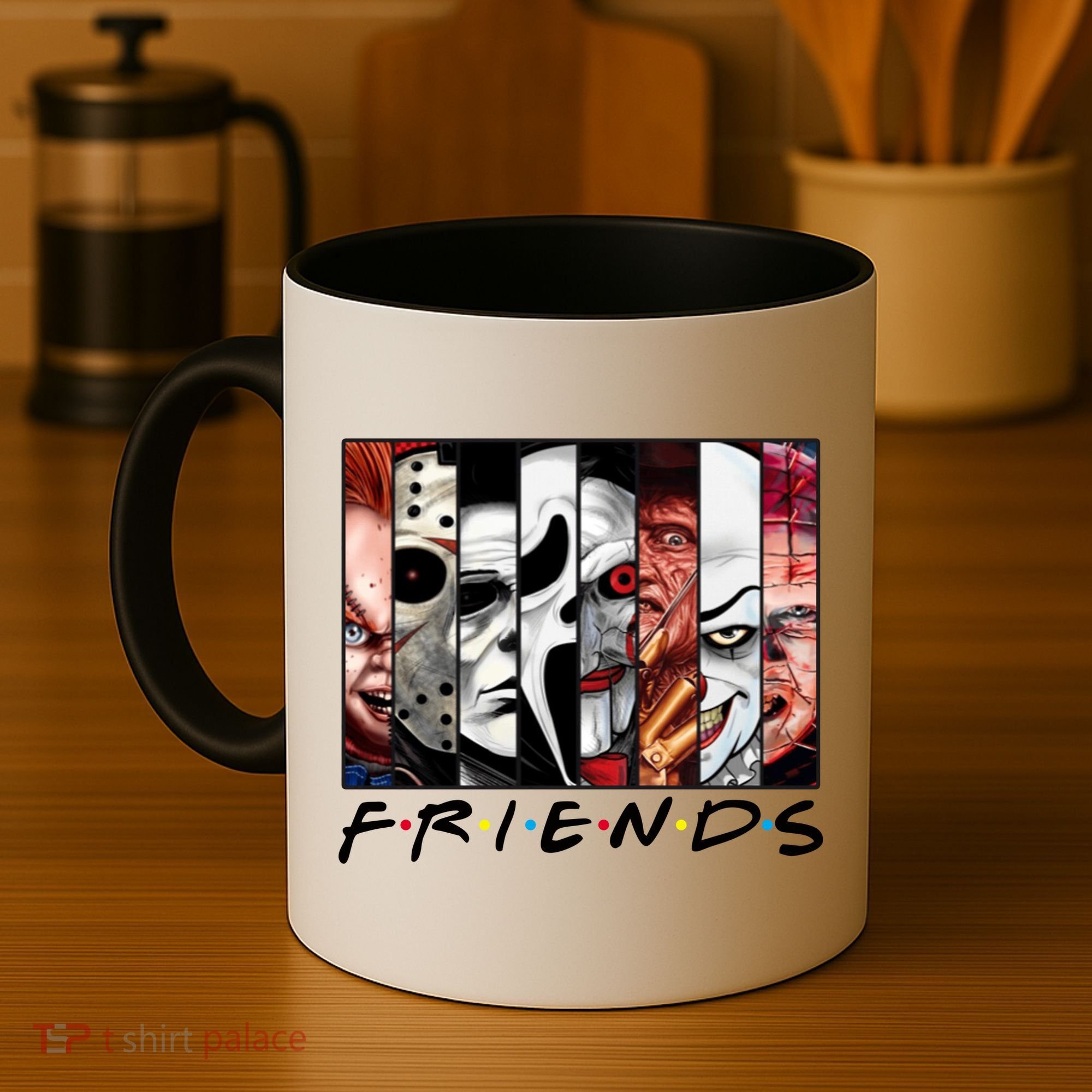 Friends Halloween Horror Squad Parody Coffee Mug