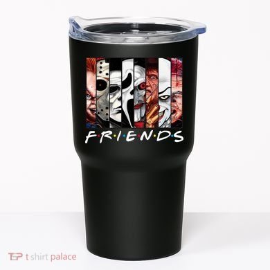 Friends Halloween Horror Squad Parody Tumbler