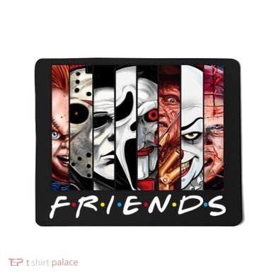 Friends Halloween Horror Squad Parody Mousepad