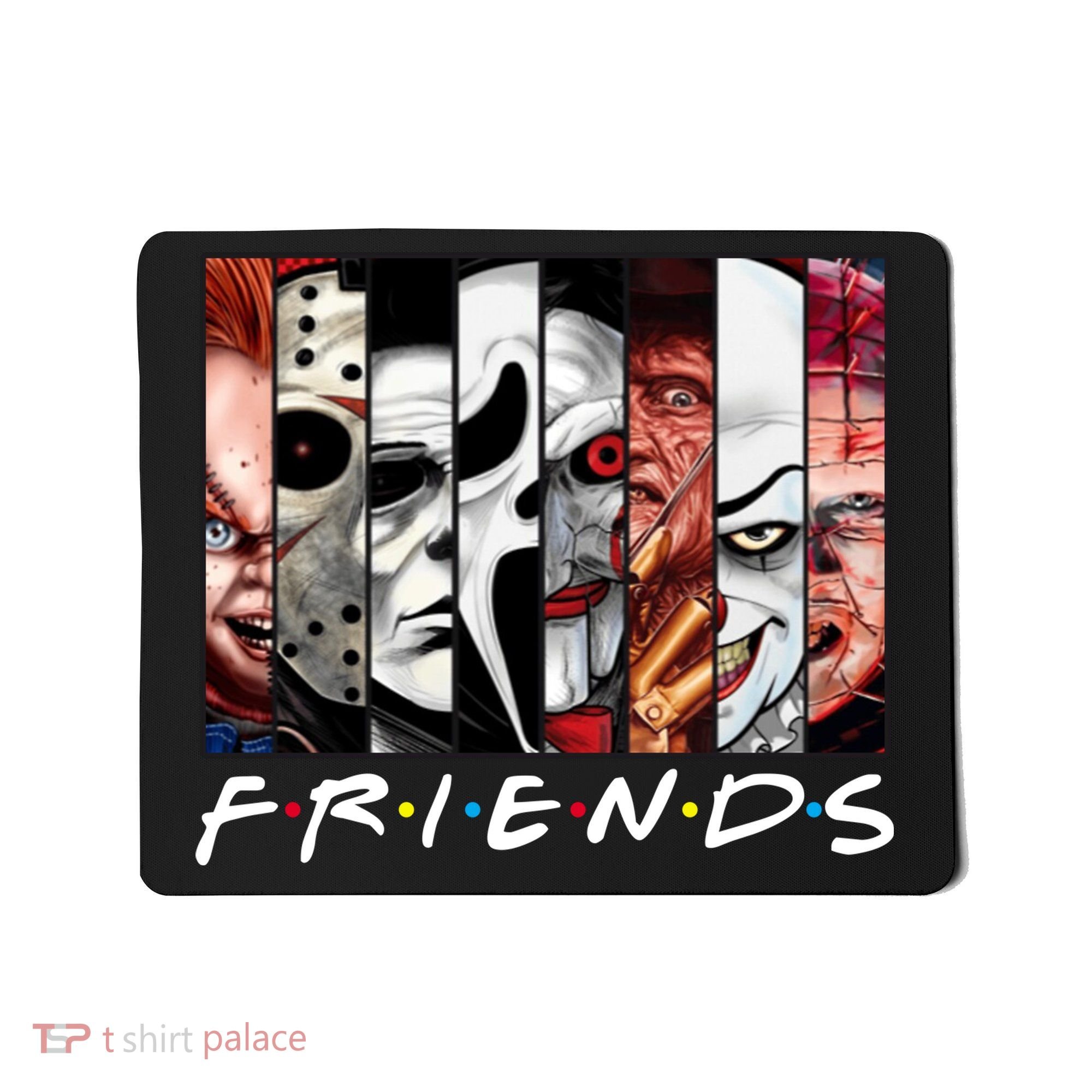Friends Halloween Horror Squad Parody Mousepad