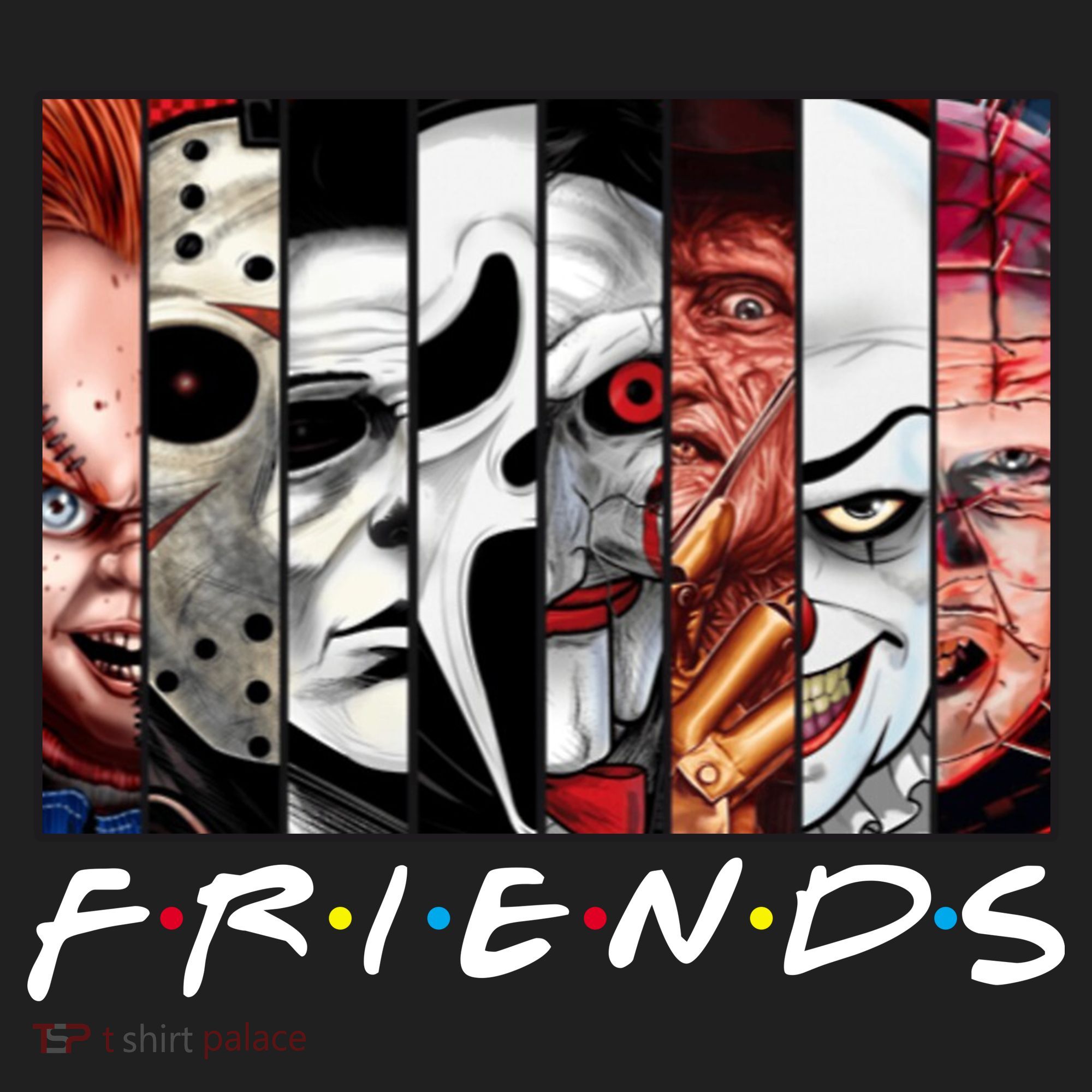 Friends Halloween Horror Squad Parody Hat