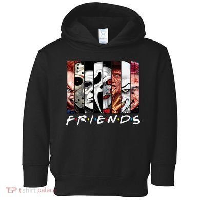 Friends Halloween Horror Squad Parody Toddler Hoodie