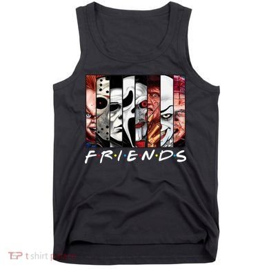 Friends Halloween Horror Squad Parody Tank Top