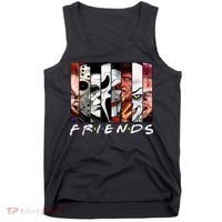 Friends Halloween Horror Squad Parody Tank Top thumb 0