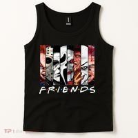 Friends Halloween Horror Squad Parody Tank Top thumb 2