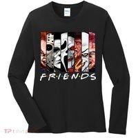 Friends Halloween Horror Squad Parody Women's Long Sleeve Shirt thumb 0