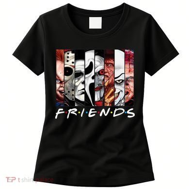 Friends Halloween Horror Squad Parody Women's T-Shirt