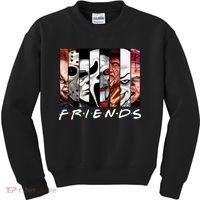 Friends Halloween Horror Squad Parody Kids Sweatshirt thumb 0