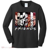 Friends Halloween Horror Squad Parody Kids Long Sleeve Shirt thumb 0