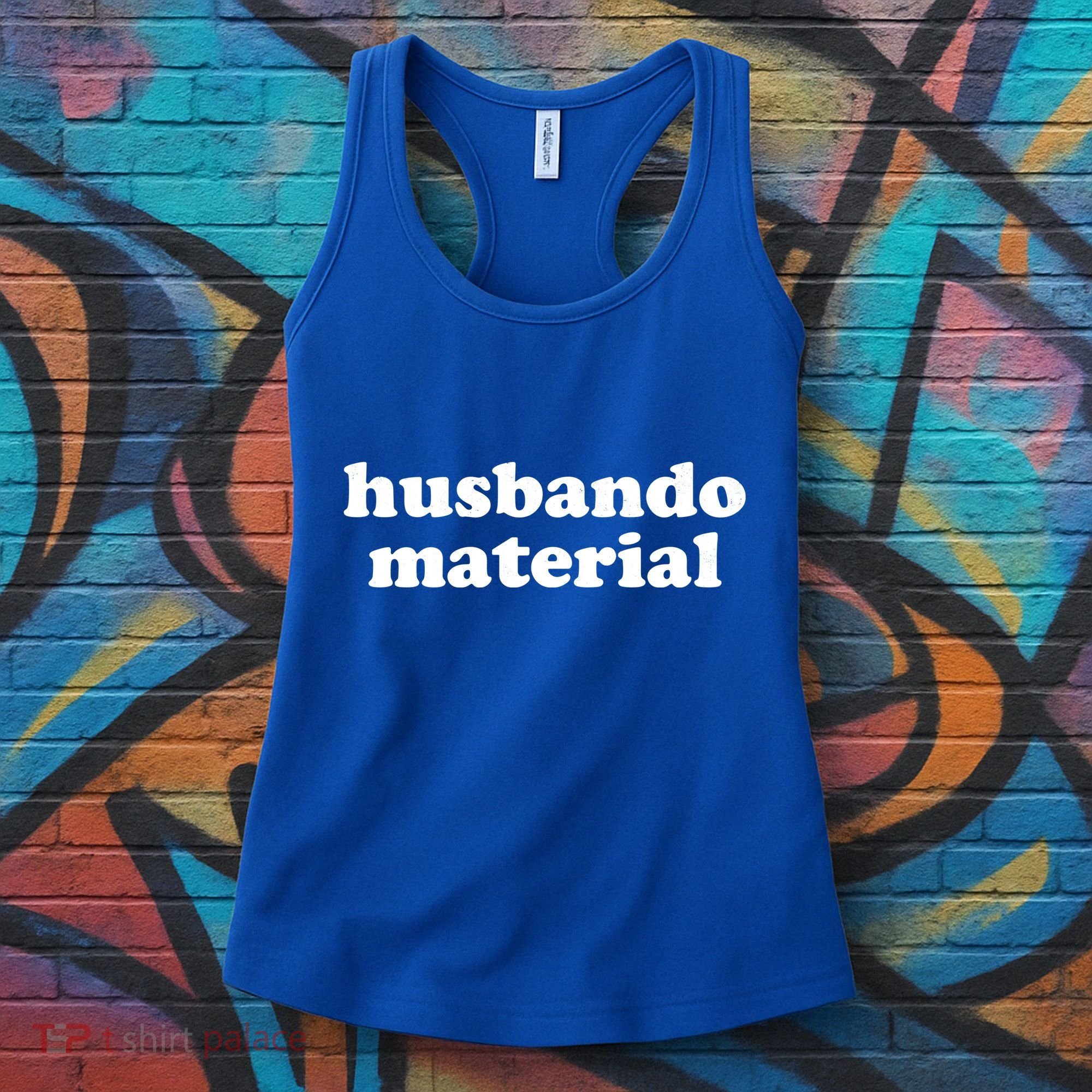 Funny Husbando Husband Material Anime Fan Women's Tank Top