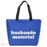 Funny Husbando Husband Material Anime Fan Tote Bag thumb 0