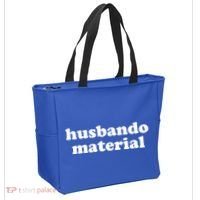 Funny Husbando Husband Material Anime Fan Tote Bag thumb 2