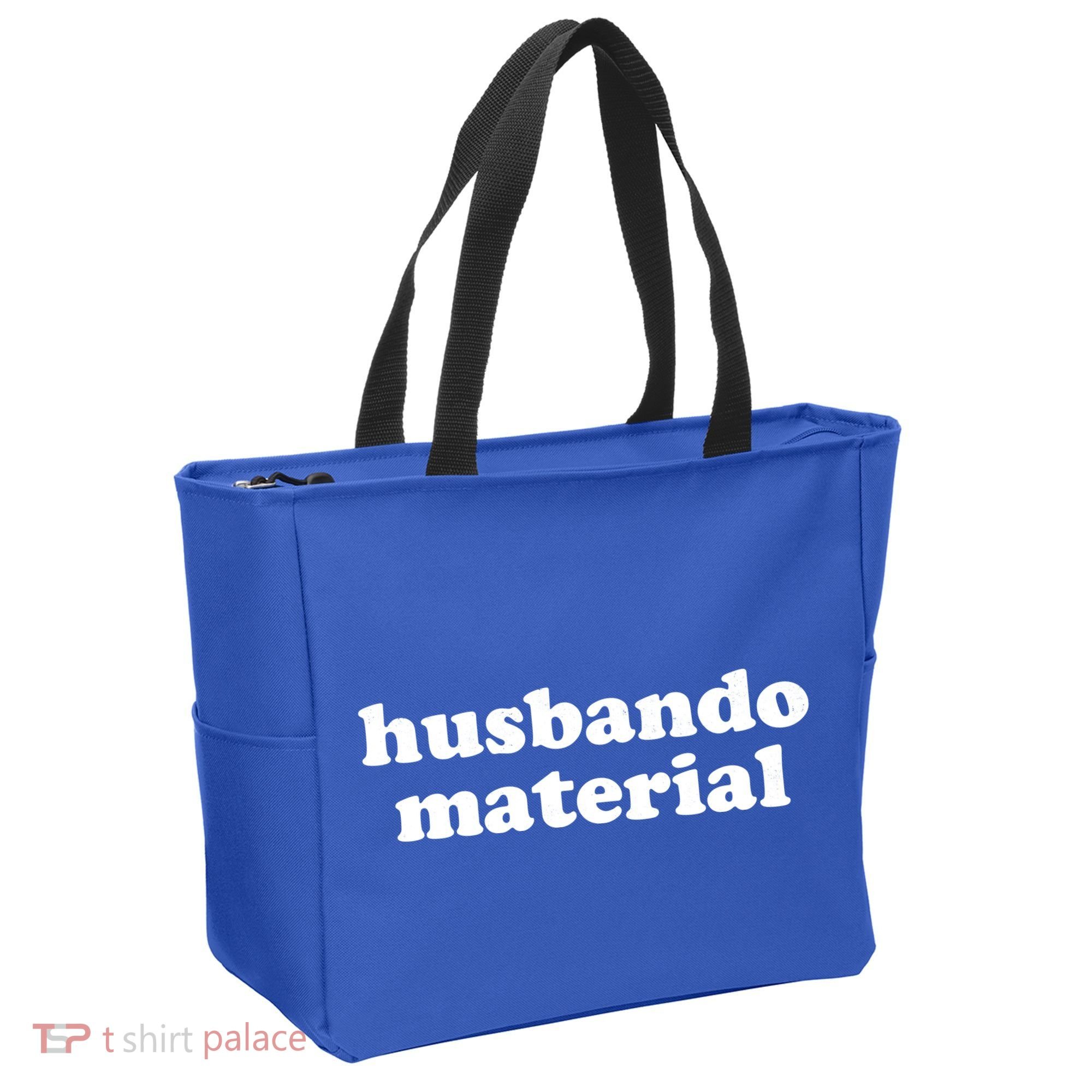 Funny Husbando Husband Material Anime Fan Tote Bag