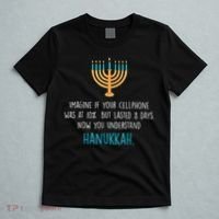 Funny Happy Hanukkah Jewish Holiday Channukah Jew Fun Happy Hanukkah T-Shirt thumb 5