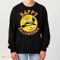 Funny Happy Halloweiner Dachshund Lover Women's Sweatshirt thumb 0