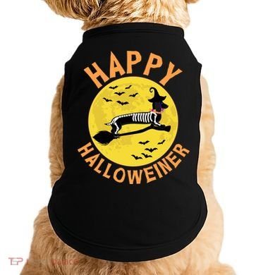 Funny Happy Halloweiner Dachshund Lover Doggie Tank
