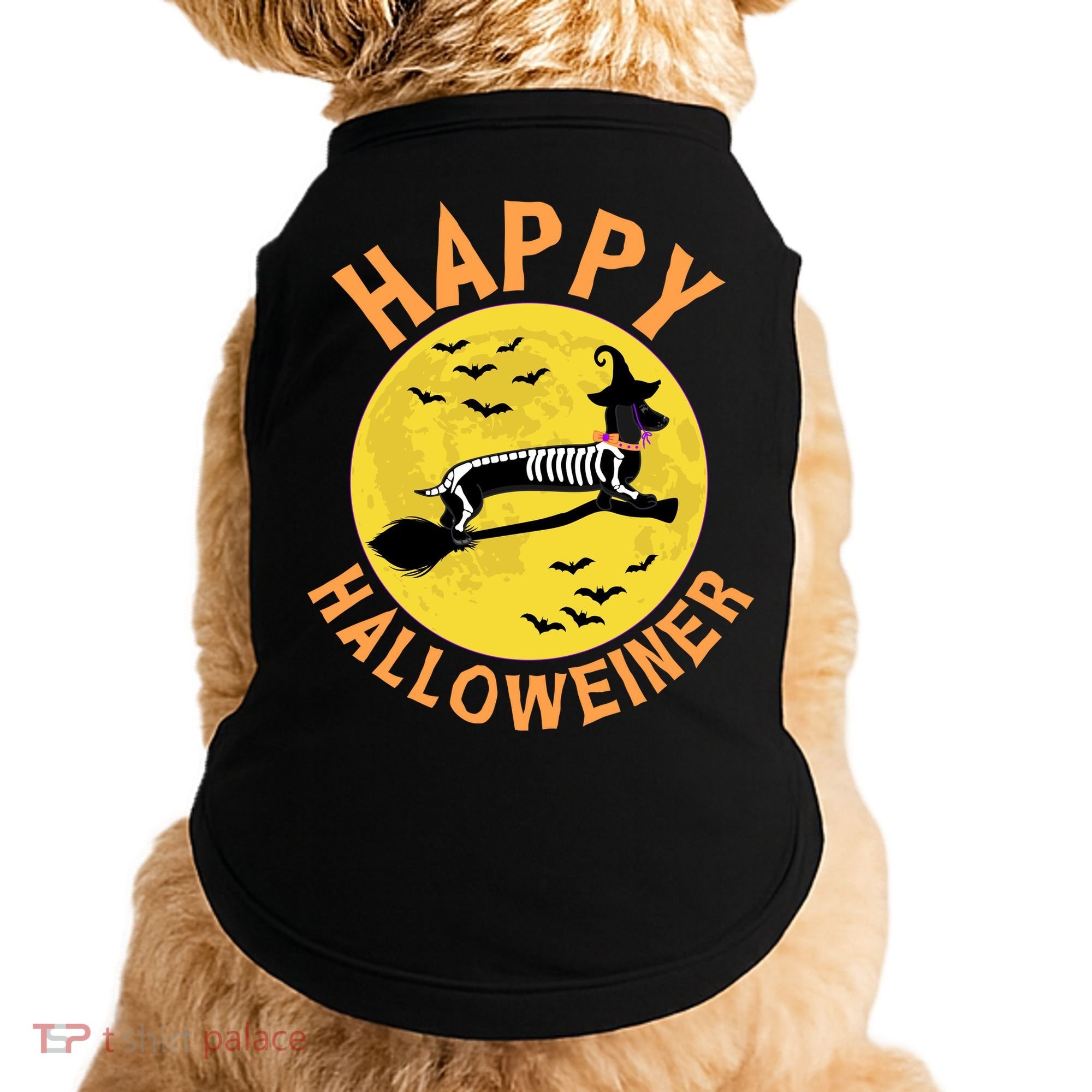 Funny Happy Halloweiner Dachshund Lover Doggie Tank