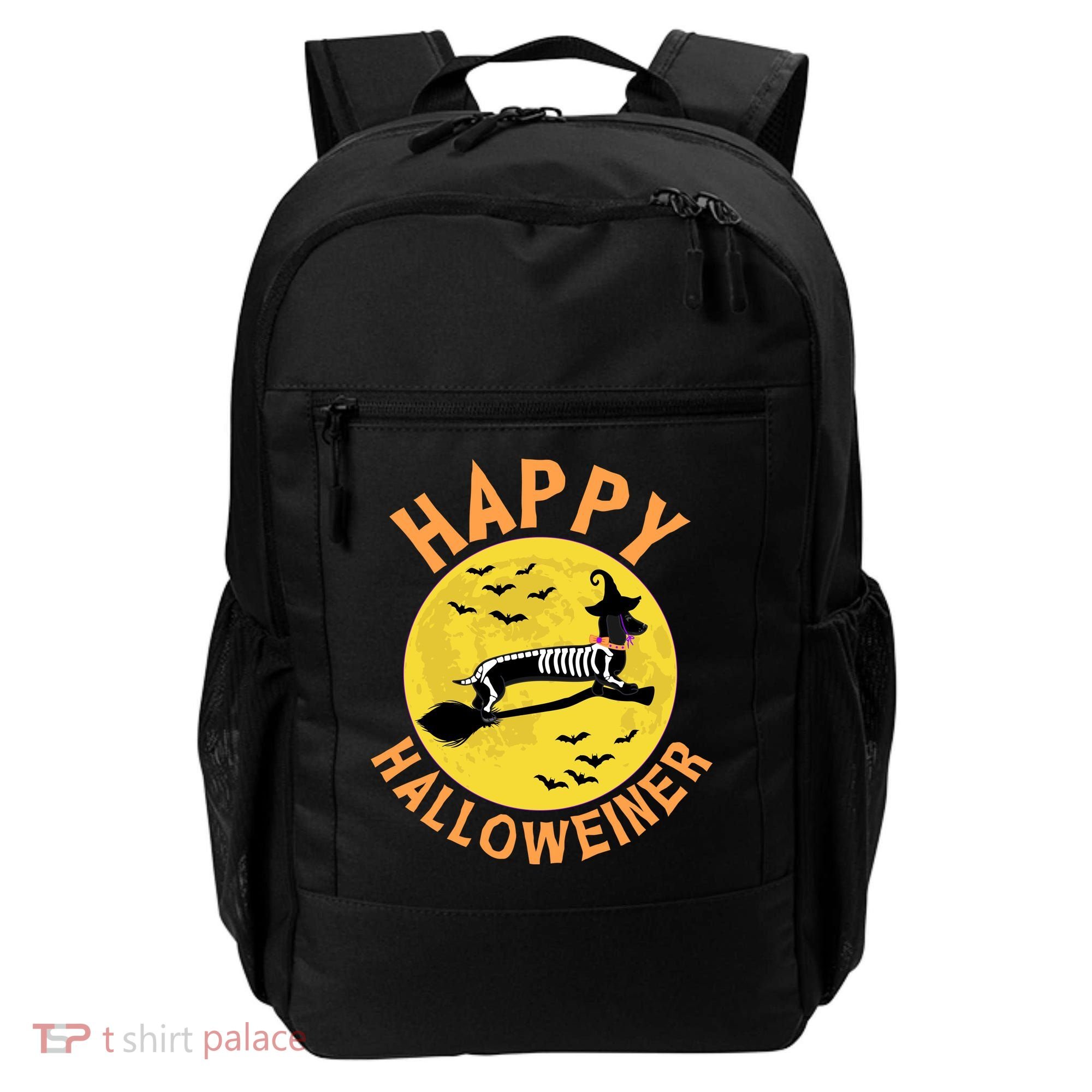 Funny Happy Halloweiner Dachshund Lover Backpack