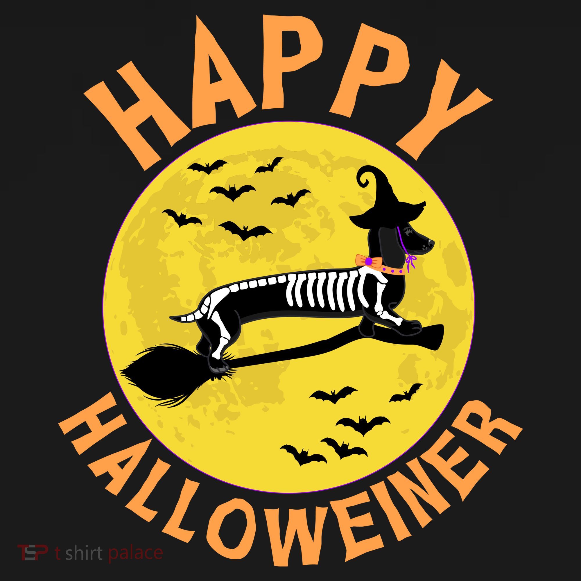 Funny Happy Halloweiner Dachshund Lover Bucket Hat